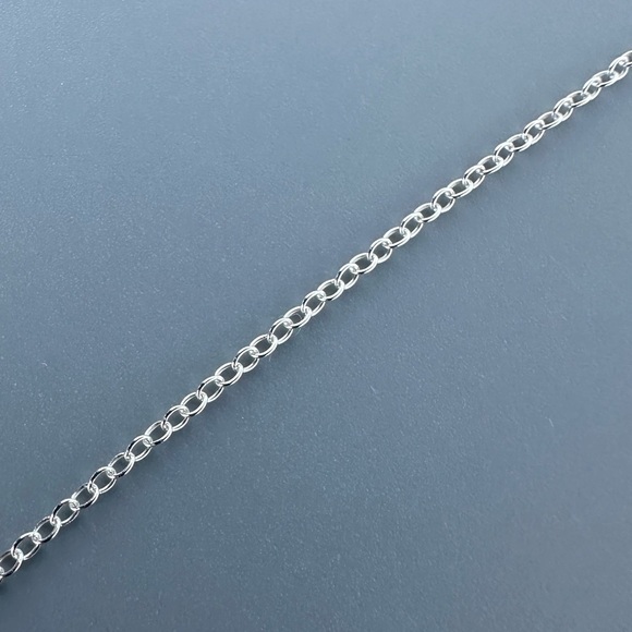 Sterling Silver Adjustable Cable Chain 18 Inches - Picture 7 of 7